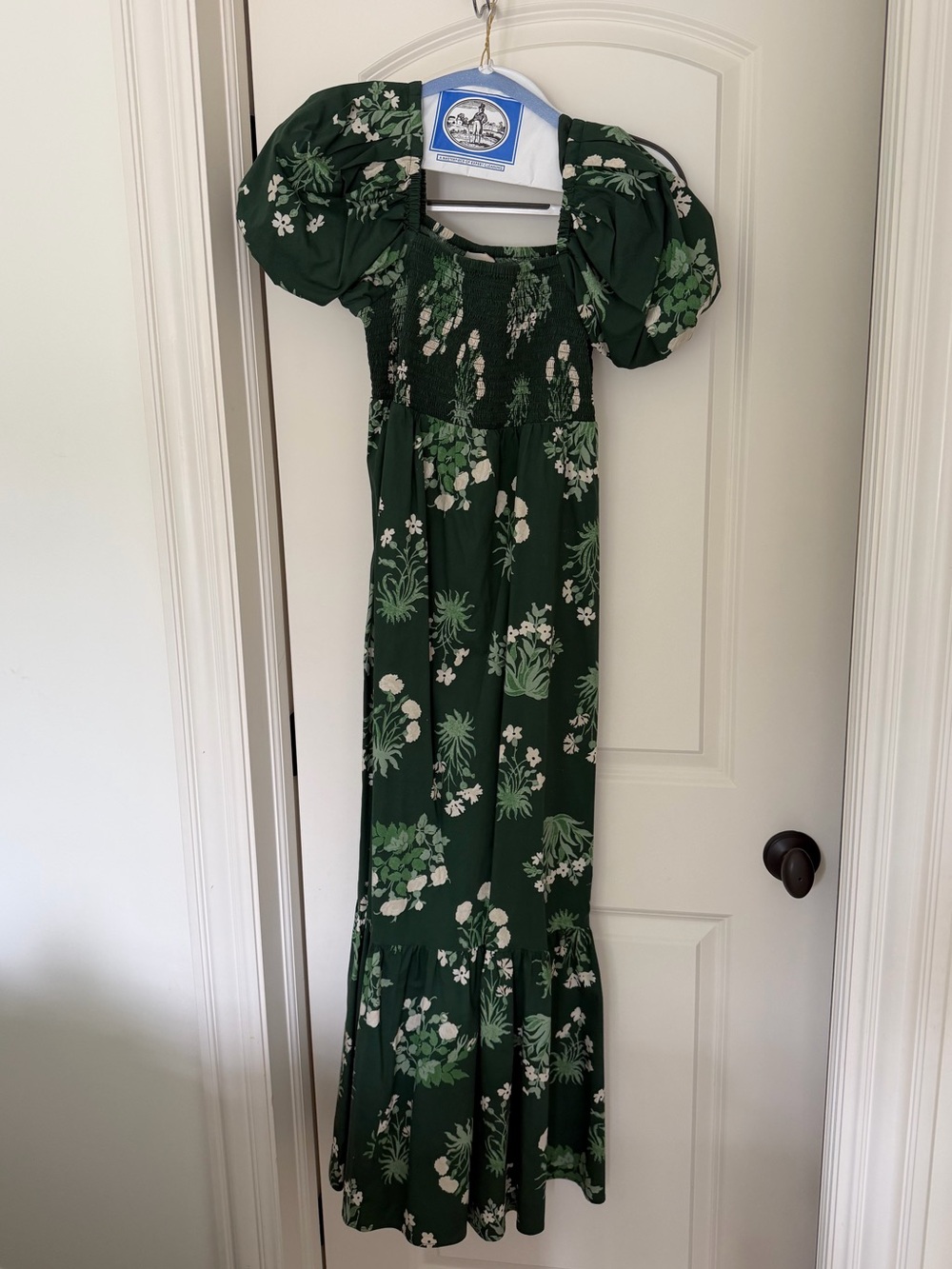 Tuckernuck Green Floral Maxi Dress size Large - Picture 2 of 4